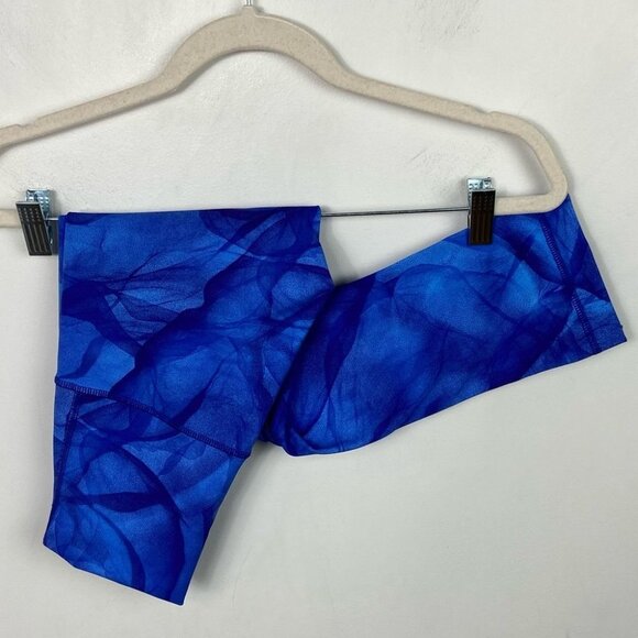 Lululemon High Rise Wunder Under Crops‎ Blue Midnight Size 2 Luxtreme Leggings - Picture 12 of 13